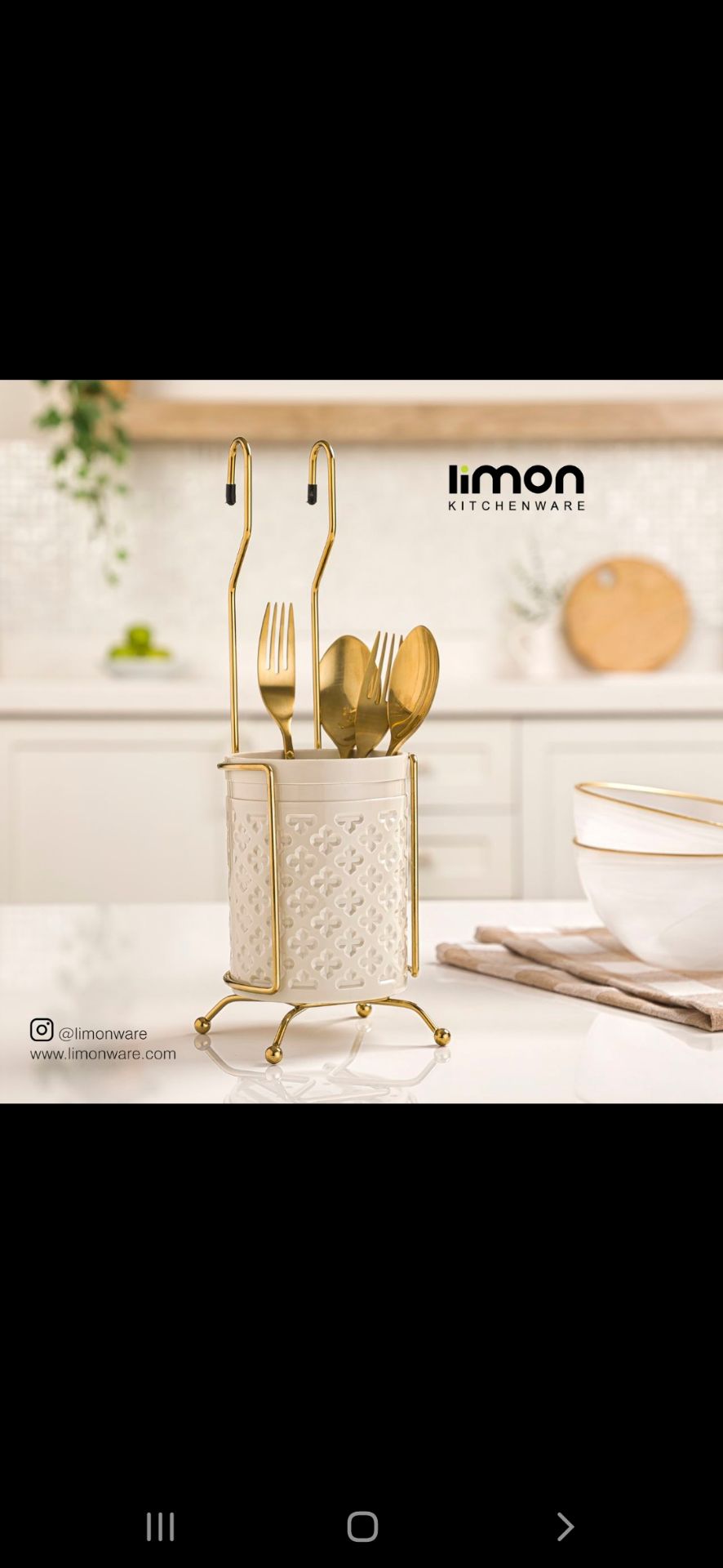 جا قاشقی آویز طرح گل (لیمون) ۱۸۱۴