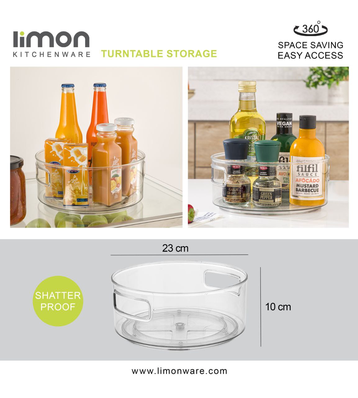نظم دهنده نشکن گردان(لیمون)2149 شفاف