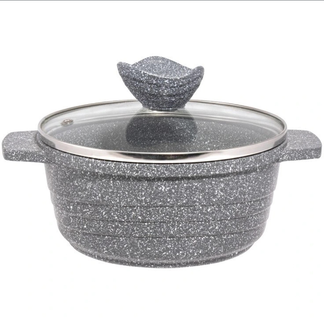 قابلمه گرانیت سایز ۱۶ دربدار مدل هپی اسنو(پیلو)